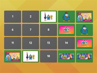 jogo da memória galinha pintadinha