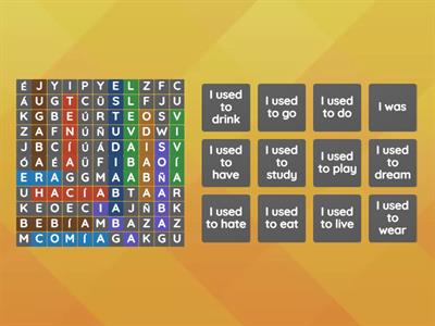 Imperfect wordsearch