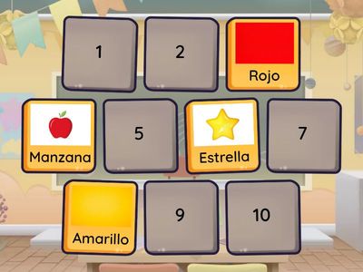 Relaciono colores con objetos