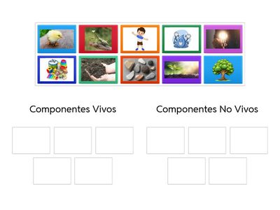 Componentes Vivos y no vivos