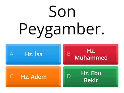 6-1.ÜNİTE PEYGAMBERLER VE İLAHİ KİTAPLAR