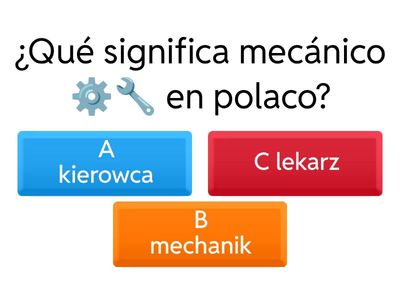 Profesiones en Español 1