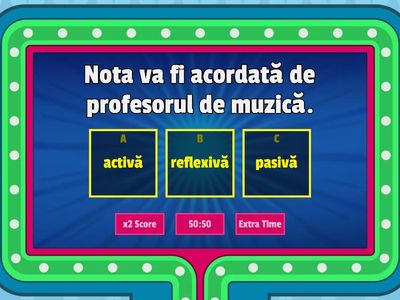 Construcții active, reflexive, pasive