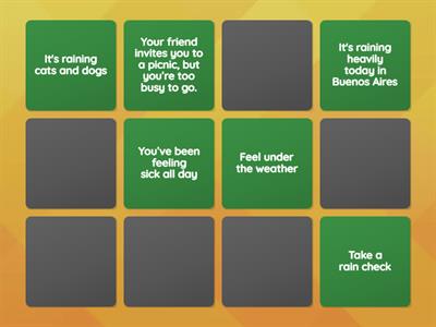 Weather idioms Memotest 