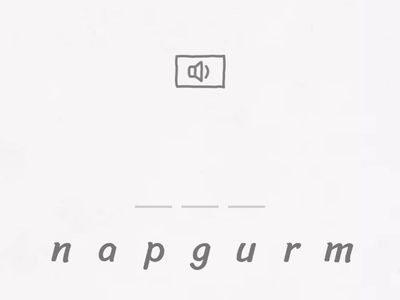 Listen and complete the word