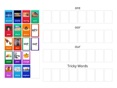  Letterland Word Sort - Unit 23