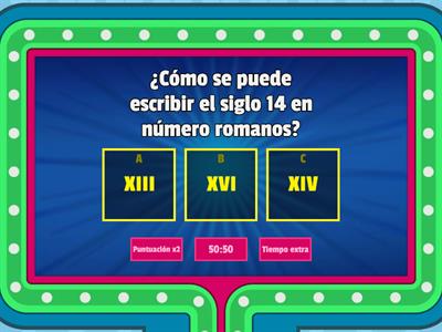 Apliquemos los siglos y años!