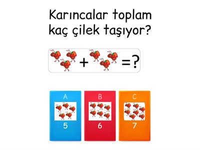 "Karıncalarla Matematik" Oyunu 