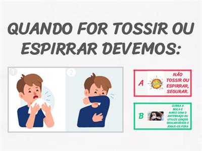 DESENVOLVENDO HÁBITOS SAUDÁVEIS NA VOLTA ÀS AULAS! PREVENÇÃO DO RISCO À Covid-19.