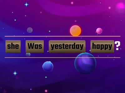 was/were questions/affirmative/negative