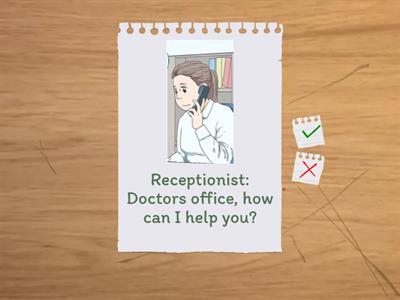 Making an Appointment Role Play 