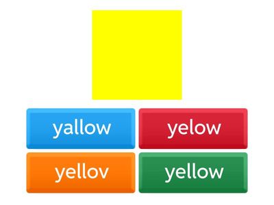 yellow, green, purple, blue, orange