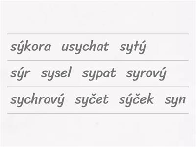 2.VS po S - ŘAZENÍ