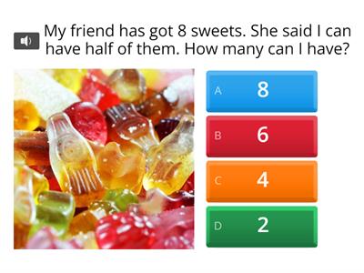 Halving Word Problems