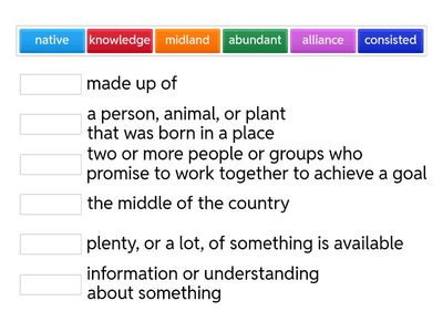 HMH Module 4 W1 Vocabulary