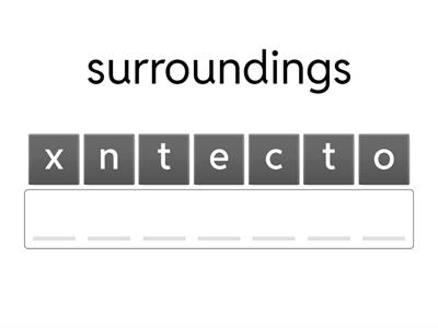 13. with definition clues