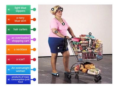 Supermarket lady - vocab