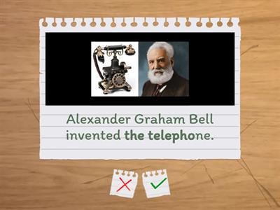 Past Simple Passive (inventions, discoveries)