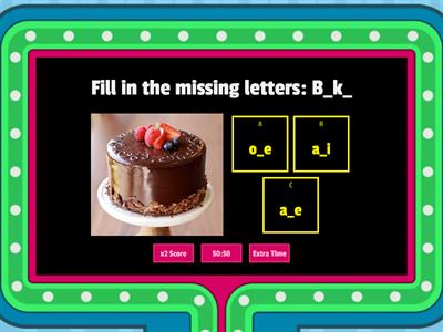 Phonics Digraphs Game