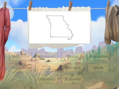 Match the Picture to the Correct State