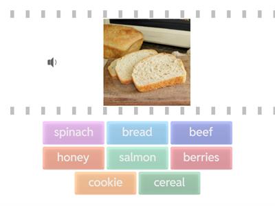 Basic food vocab