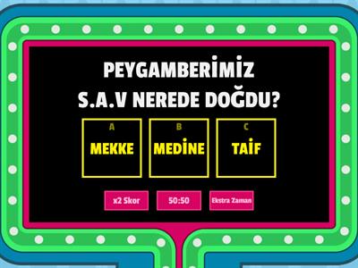 4  -6  YAŞ  PEYGAMBERİMİZİN  HAYATI    