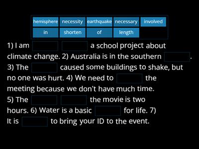 17/10 complete the sentences