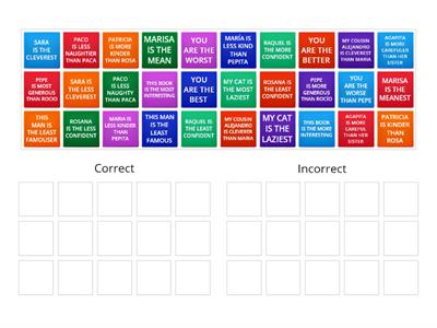 1. COMPARATIVE AND SUPERLATIVE