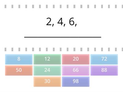 BK Skip counting by 2s