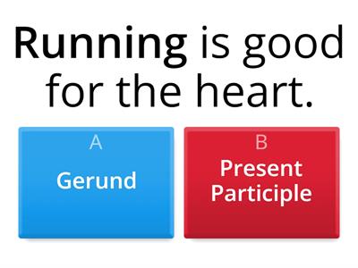 Gerund vs Present Participle