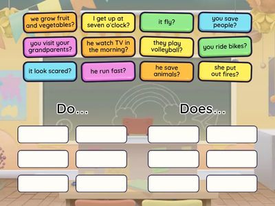 Present simple-questions