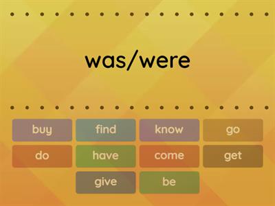 Irregular verbs 1 (2 forms)