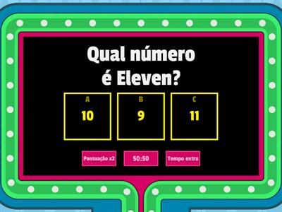 Perguntas de Inglês