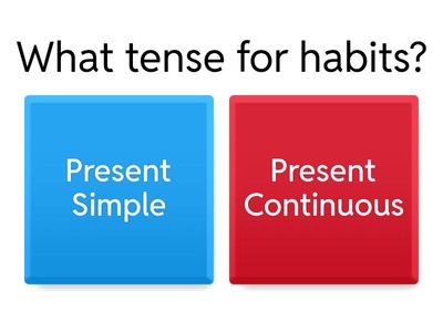 Present Simple vs Present Continuous