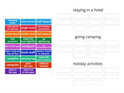 Tourism (group sort)