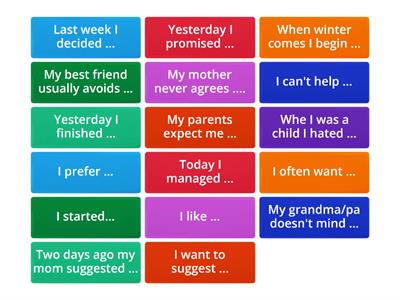 Perspectives, pre-intermediate, infinitive/-ing