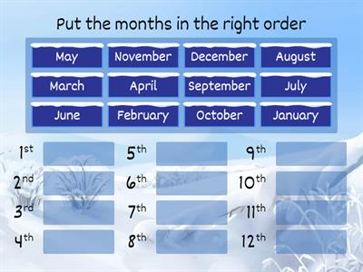 Get involved A1 + months 