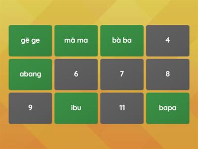 单元六 ： 我的家人