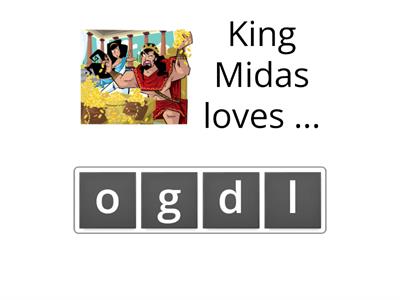 King Midas story VOCABULARY