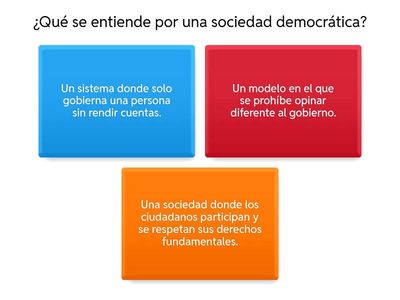 cuestionario sobre la responsabilidad de una sociedad democrática para evitar la violación de los derechos fundamentales