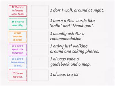 Zero Conditional sentences (A2)