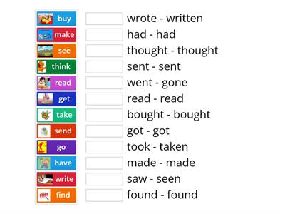 9C Movies  - irregular verbs