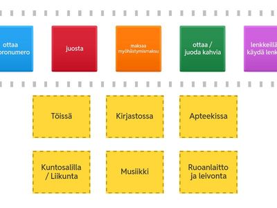 Harjoitellaan! Verbit