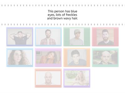 Describing people: Find the match!