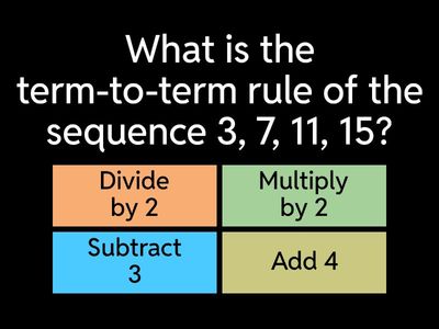 Term-to-Term Rule