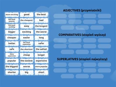 Brainy 5 comparatives superlatives 