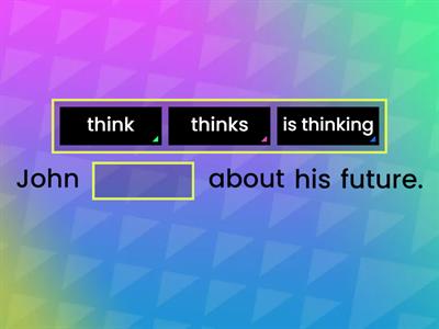 STATE vs ACTION VERBS