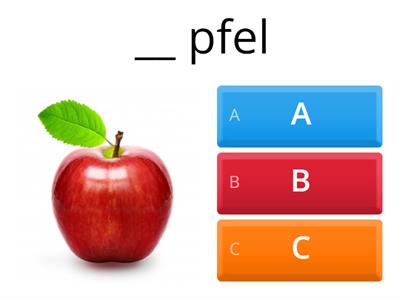 Alpha 1 Buchstaben ergänzen