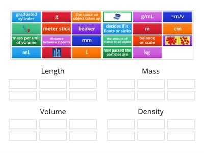 Length, Mass & Volume