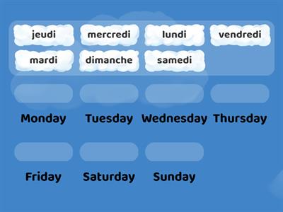 days of the week